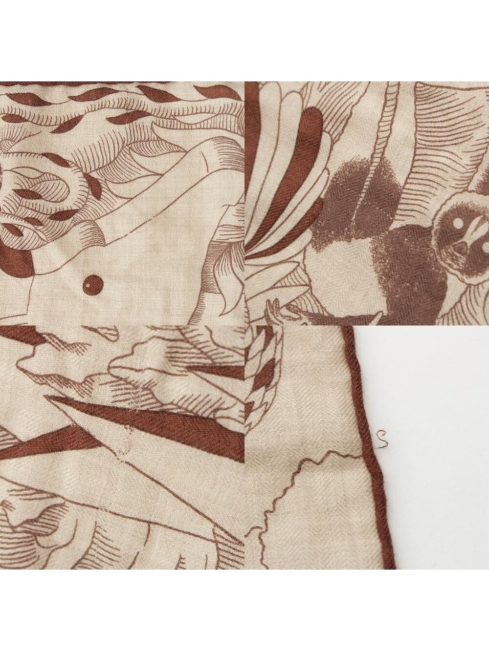 Hermes Carre Geant Cashmere Silk All Over Print Cosmographia Universalis Space - Picture 10 of 10